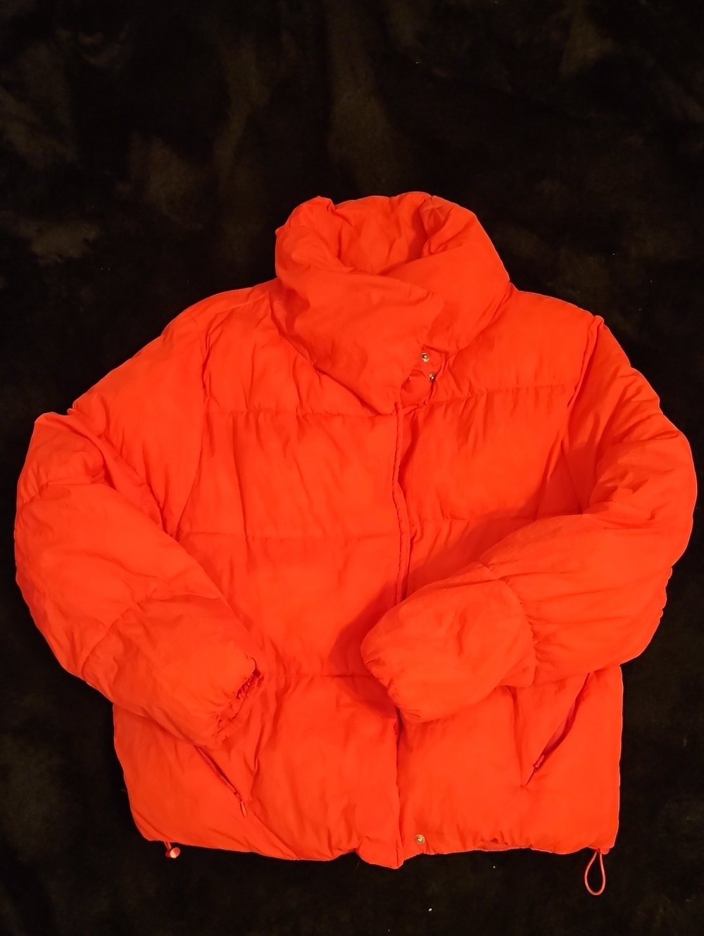 a new day Bright PINK Puffer Jacket